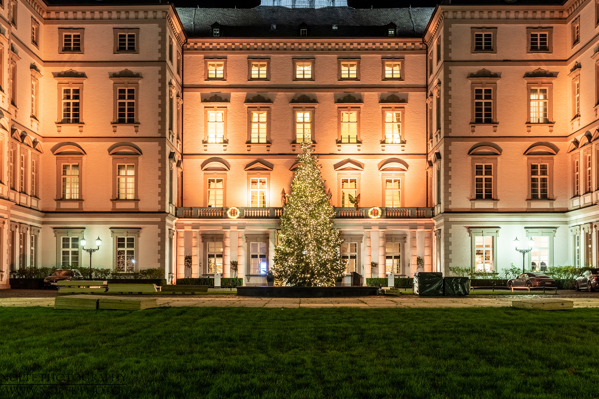 Weihnachtliches Schloss Bensberg